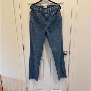 Abercrombie & Fitch Curve Love The 90’s Straight Ultra High Rise